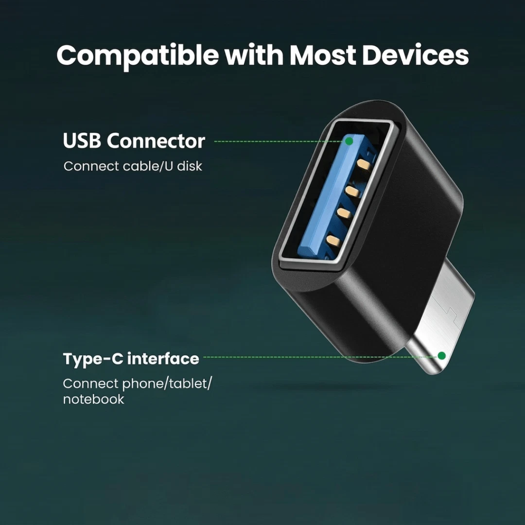Type C to USB Adapter 3.0 USB-C 3.1 Male OTG, Female Data Connector Converter UK