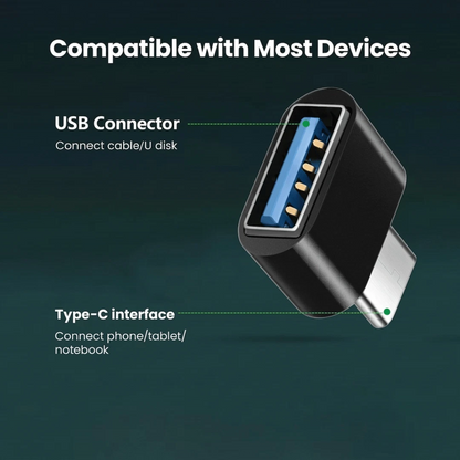 Type C to USB Adapter 3.0 USB-C 3.1 Male OTG, Female Data Connector Converter UK