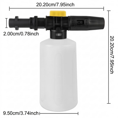 Snow Foam Lance Cannon 750ml Karcher K2 K3 K4 K5 K6 K7 Pressure Washer Car Wash
