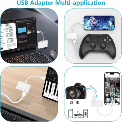 USB C SD Card Reader for iPhone iPad Android Mac | Micro SD SDHC SDXC