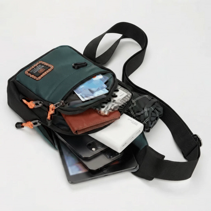 Men's Crossbody Bag Shoulder Sling Bag Anti-theft Lock Chest Bag