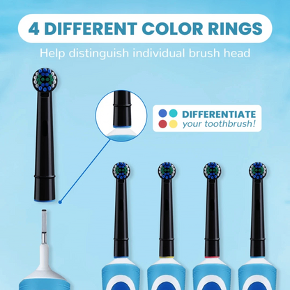 Electric Toothbrush Heads Compatible With Oral B Braun Replacement Brush Heads